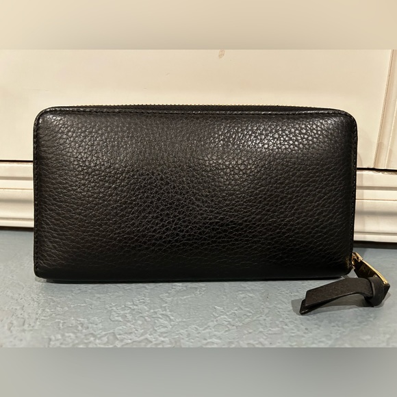 TORY BURCH Black Soft Leather Wallet Gently Used - Picture 5 of 10